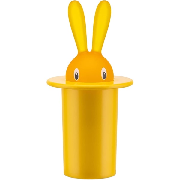 (Yellow) Magic Rabbit Thermoplastic Resin Toothpick Holder