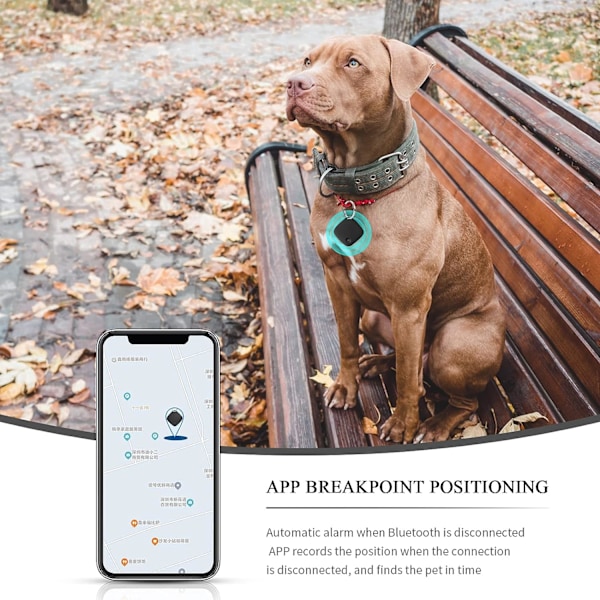 Cat Finder Mini Bluetooth-objektsøker, Anti-Lost Android-nøkkelsøker Objektsøker med nøkkelringssøker for å finne nøkler, 15 m rekkevidde (svart)