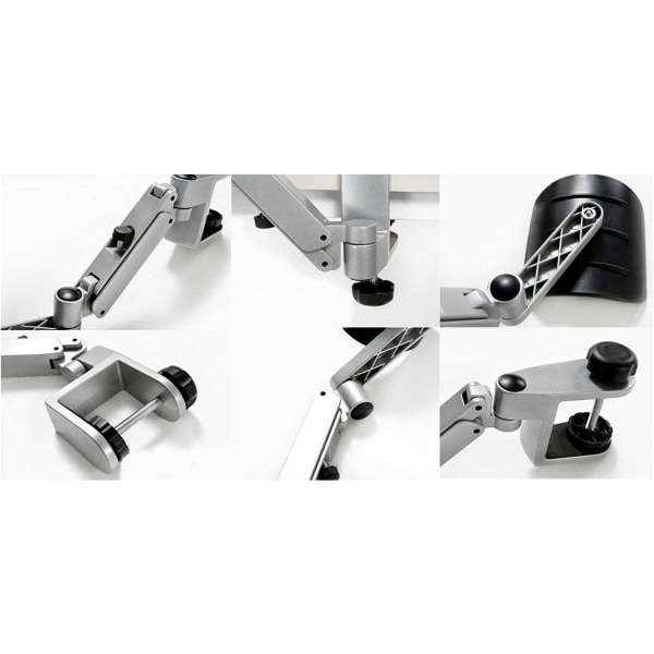 Ställ för datormuspositionering/framstående stativ Ergonomiskt aluminiumstativ/stativdesign Ergonomiskt stativ Dator-skrivbordsstativ