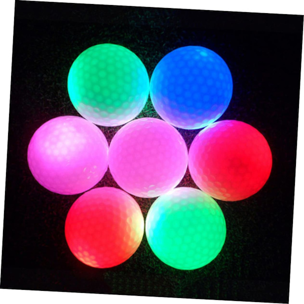 Värilliset golfpallot pallot The Flash Golf -tarvikkeet Flash Light Golf -tempputarvikkeet LED-vilkkuvalot aina päällä Värilliset golfpallot -tarvikkeet