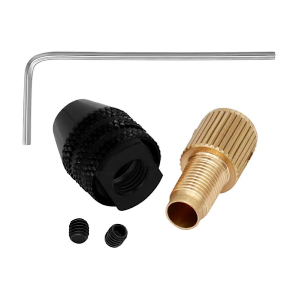 Mini Självdragande Borrchuckadapter, Mini Borrchuck, Mini Elektrisk Borrtillbehör Hylsa Med Insexnyckel