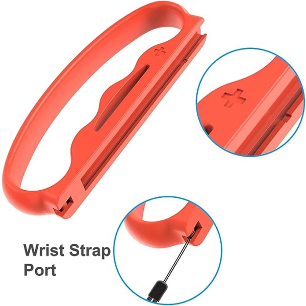 Boksegrep (rød og blå, ekskluderer Switch) for Switch JoyCon, egnet for NS fitness bokse spill med en bokse spenne med håndleddsstropp