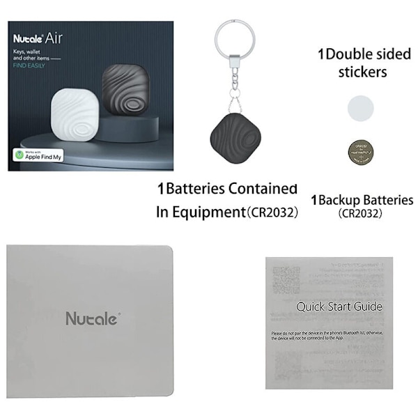 Nøkkel Finner for Lommebøker, 1 stk Nøkkel Finner Anti-Mistet Telefon Finner Alarm Nøkkelring Tracker med Nøkkel Finner og Lyd Tracker for Nøkler
