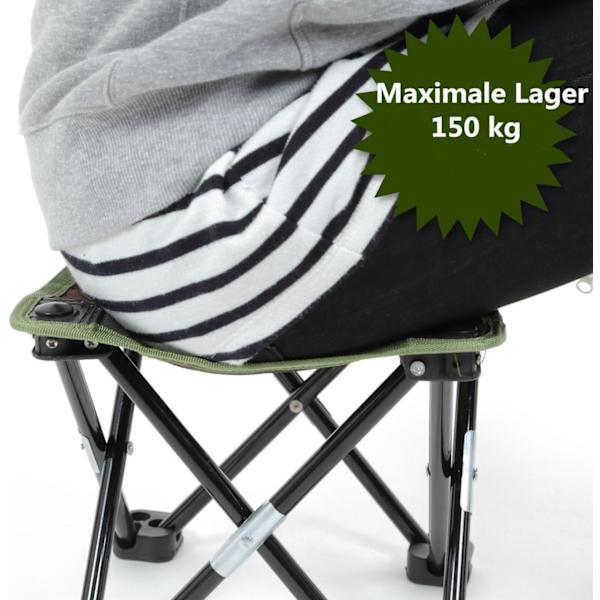 Ultralätt hopfällbar stol för camping/fiske/vandring/picknick