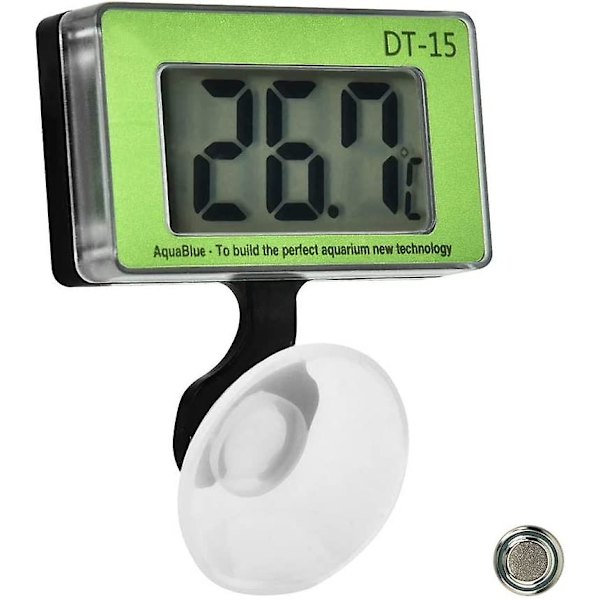 Akvarie Termometer Fisketank Temperatur Måleværktøj Lcd Digital Termometer Digitalt Display Akvarie Termometer Med Sugekop