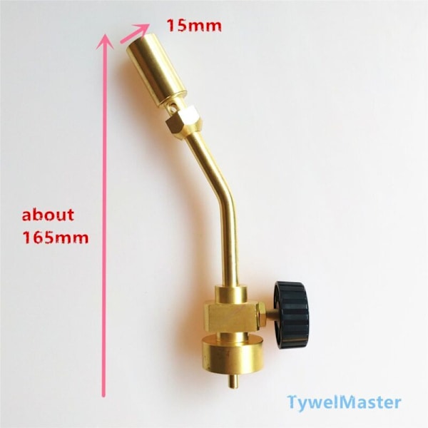 MAPP Propan Varmeflamme for Gassbrenner CGA600 Tilkobling (1\"-20UNEF) Lodding Gassveisbrenner for 14.1-16 oz Sylinder