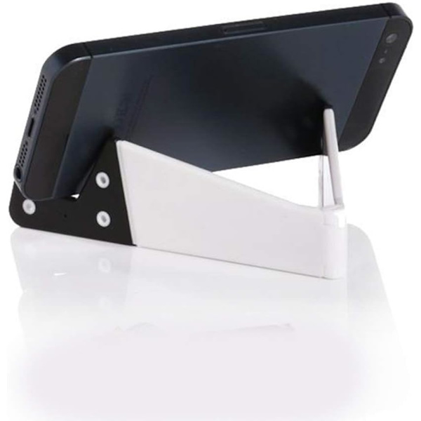 5 stk Smarttelefon og nettbrett skrivebord V-formet stativ, sammenleggbar telefonholder for iPhone iPad Samsung Galaxy HTC One og alle mobiltelefoner, fin og fasjonabel