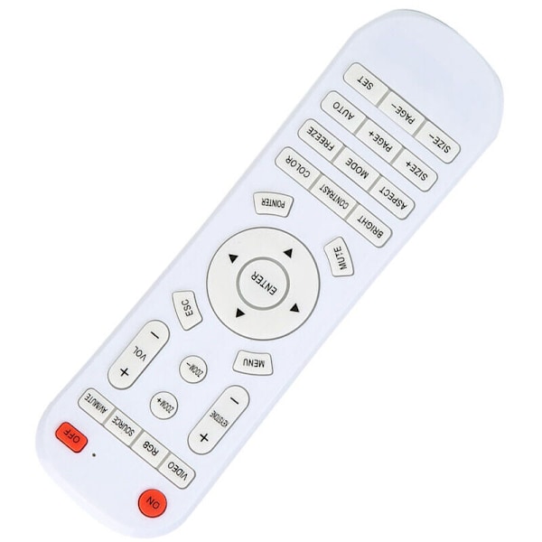 Projektorkontroller, Holdbar Hvit DC 3V Mini HD Fjernkontroll for