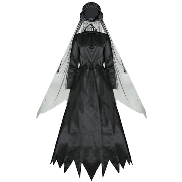 Cosplay spøgelse kvindelig spøgelse heks kostume zombie vampyr brud død kvindelig kostume Halloween kostume