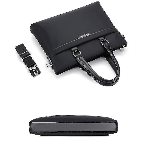 Herre Business Casual Bag Briefcase Computer Canvas Bag Oxford Cloth Dokument Bag