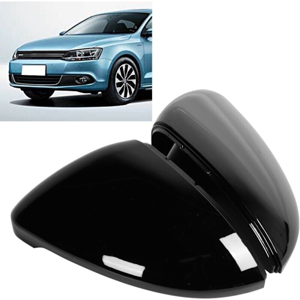 Glans Svart Sidospegelkåpa För VW Golf MK7 2014+