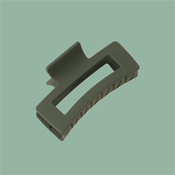1 dobbelt-klo hårclips, 8 cm lang hårclips