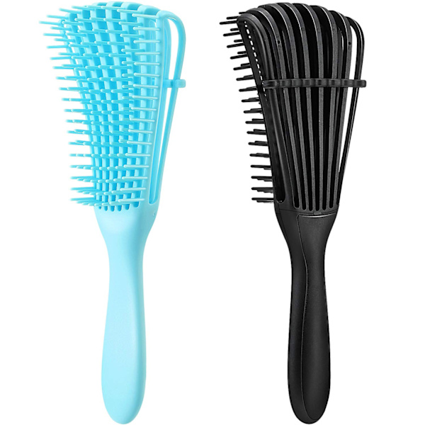 Curl Brush Stylingborste för att ta bort, separera, forma och definiera lockar - för kvinnor och män
