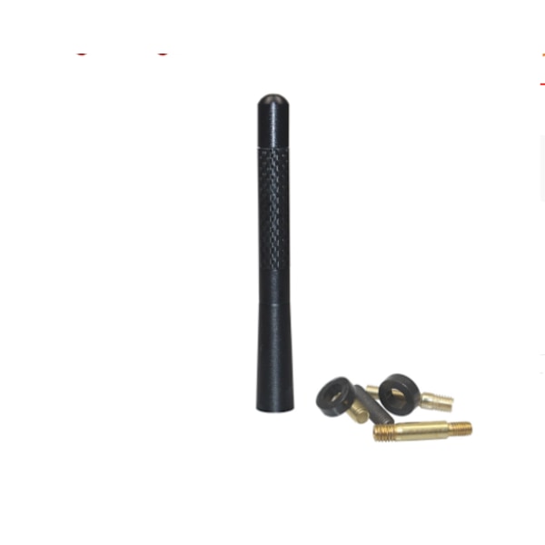 12cm Bilantenne Kulfiber Radioantenne, Biltilbehør Kort Tunet Bilantenne 12CM Universal Udskiftnings Bilantenne med Stærk AM FM/Dab Re