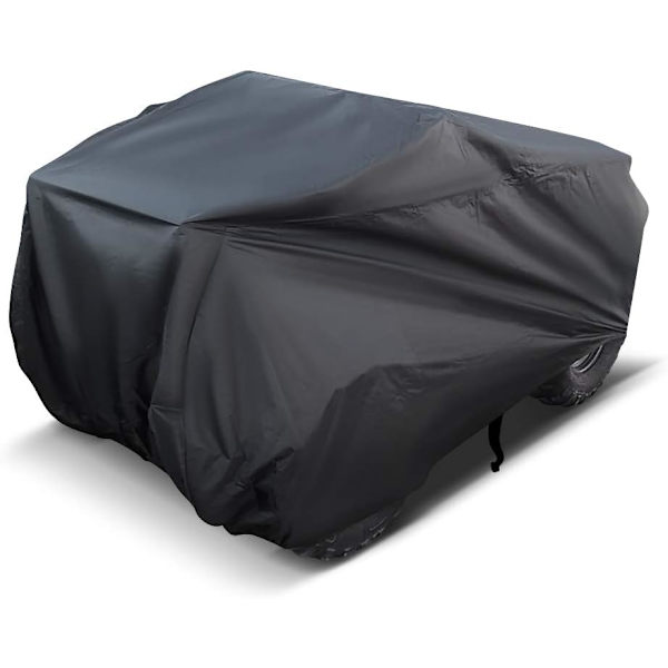 KøretøjsdækkenUdendørs ATV-dækken Vinterbestandigt Vandtæt Støv Regn UV-beskyttelse Universal —XXXL,256*110*120CM,Sort