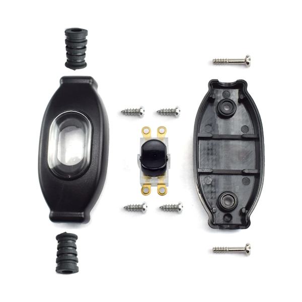 Vattentät Inline Rocker Ljusströmbrytare - 1 Pack Vattentät Inline Rocker Ljusströmbrytare Utomhus Tråd Dammtät På/Av Ljusströmbrytare IP65 Sängbordsapparatströmbrytare