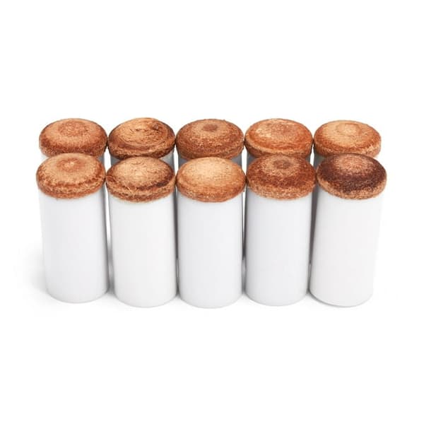 25 stk Snap On Biljardkø Tips og Tips, Tips med Lær Kø Tips (13mm)