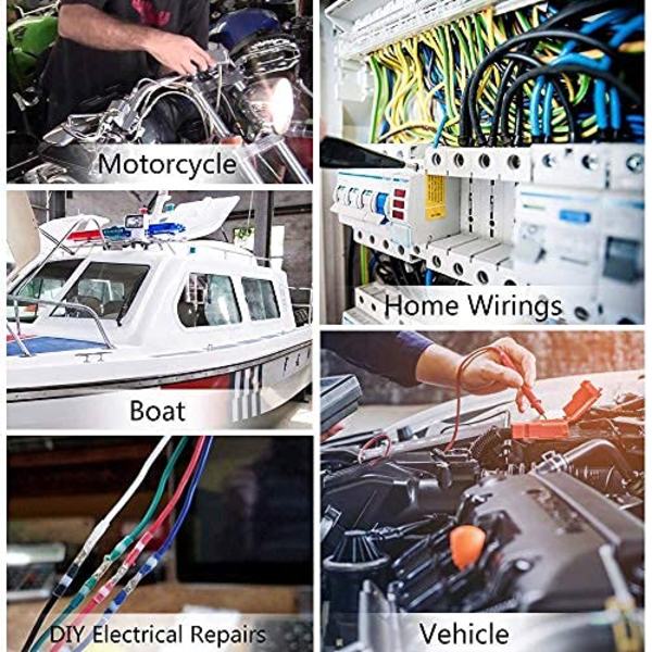 250 stk loddesamlingsledningsstik, Sopoby krympevarme loddesamlingsforsegling isolerede elektriske stik vandtætte marine automobiler