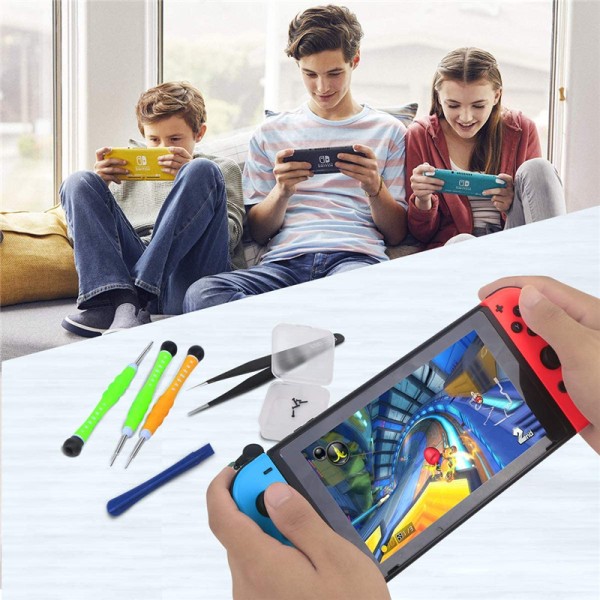 3D JOY-CON rocker vänster och höger handtag joystick underhållsverktyg demontering skruvmejsel set