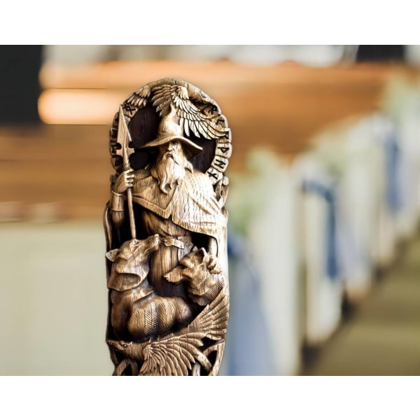 Alumiiniblondi puinen idoli lahjakoristeisiin patsaspainatukseen