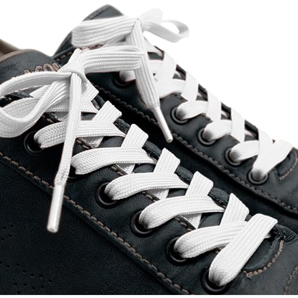 Flade skolisser [3 par] Til enhver type sko eller sneakers - Bredde: 8mm