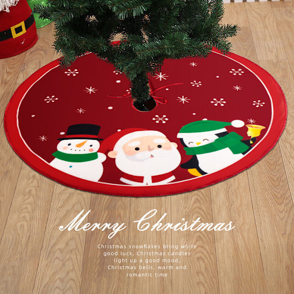 Julgransmatta Diameter 90 cm, Heminredningstillbehör för juldekoration (stil 2)