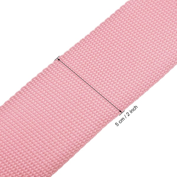 map Luggage Straps Suitcase Belts with Buckle Label, 1.8Mx5cm Adjustable Polypropylene Travel Bag Packing Accessories, Pink 2Pcs