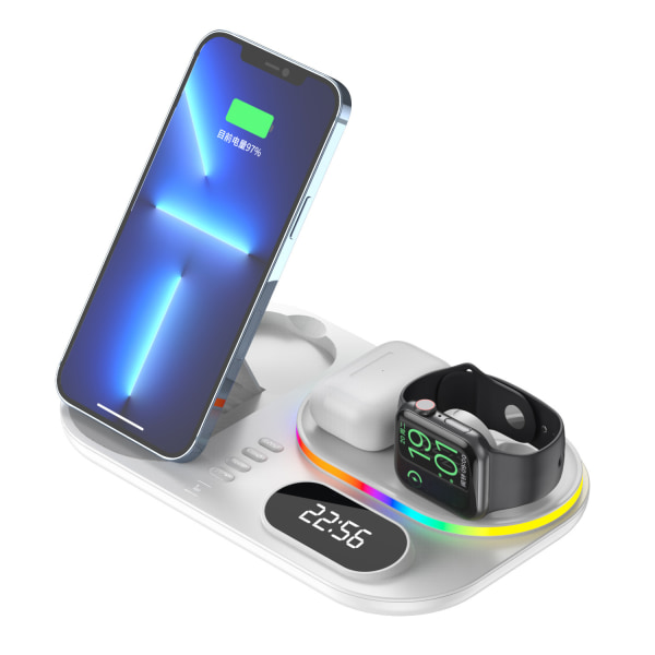 3-i-1 trådløs lader Multifunksjonell magnetisk trådløs hurtiglading magsafe for iPhone14