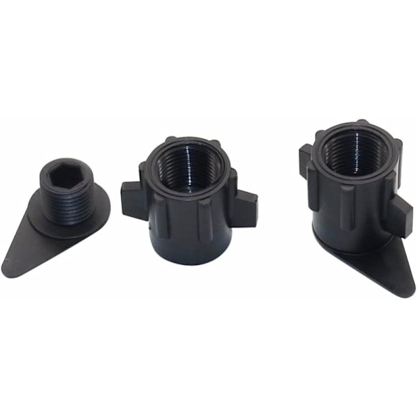 5-delt slangekoblingsadapter Startkobling til drypvandingsfittings Layflat 3/8 \"1/2\" Havvandingsudstyr Havvandingskoblinger (Diameter: