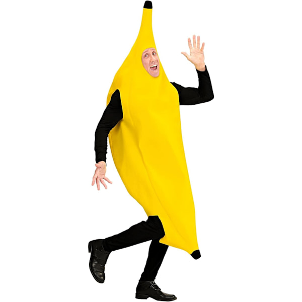 1 stk Banan Komplett Kostyme for Voksen, Fest og Karneval, Leker 771, 11001326, Flerfarget, L