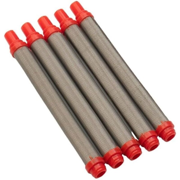 5-pakning 200 Mesh Rustfritt Stål Airless Malingsfiltre for Wagner Airless Malingssprøyte