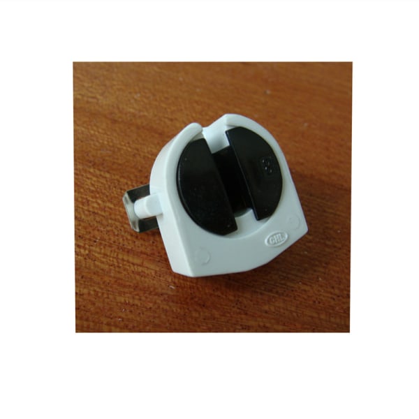 2 stk. Dobbelt Terminal T8 Lysstofrør Fatning Holder