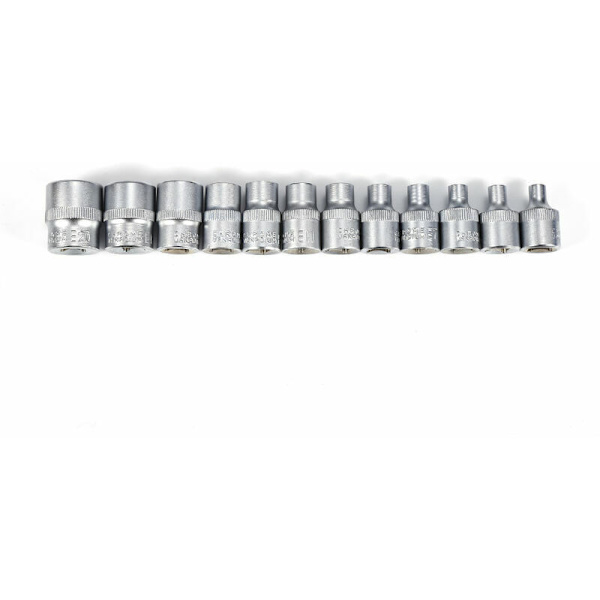 34-osainen Torx-hylsysarja I E4-E20-mutterisarja I T10-T60 Torx-hylsysarja I Hylsyavaimen lisäosat