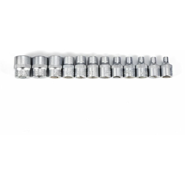 34-osainen Torx-hylsysarja I Mutterisarja E4-E20 I Torx-hylsysarja T10-T60 I Hylsyavaimen lisäosat