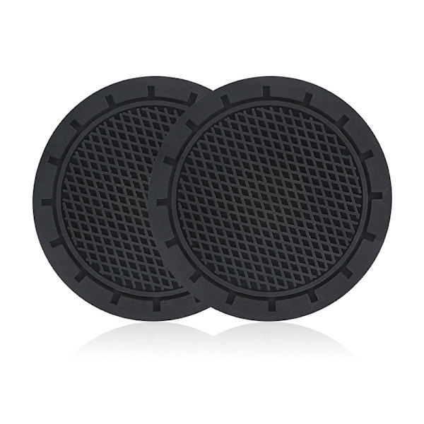 2 universelle bilkopholder silikoneunderlag (7cm, sort), reservedele