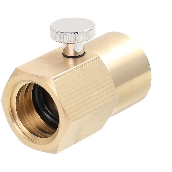 Brass Adapter For Refill Soda Stream And Soda Club W21.8-14