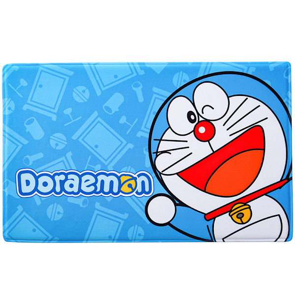 Kylpyhuoneen matto paksuuntunut sarjakuva kylpyhuoneen lattiamatto Doraemon Happy Time-Beckoning 50*80cm