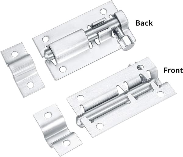 4 stk. dørstopper, skyvedørslås, skyvedørslås, dørstopper, dørstoppere