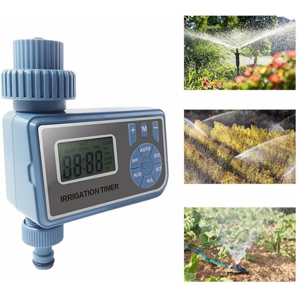 Automatic Watering Timer, Watering Controller, Irrigation Timer for Sprinkler Irrigation System, Watering Timer for Garden Lawn Balcony Yard, Blue