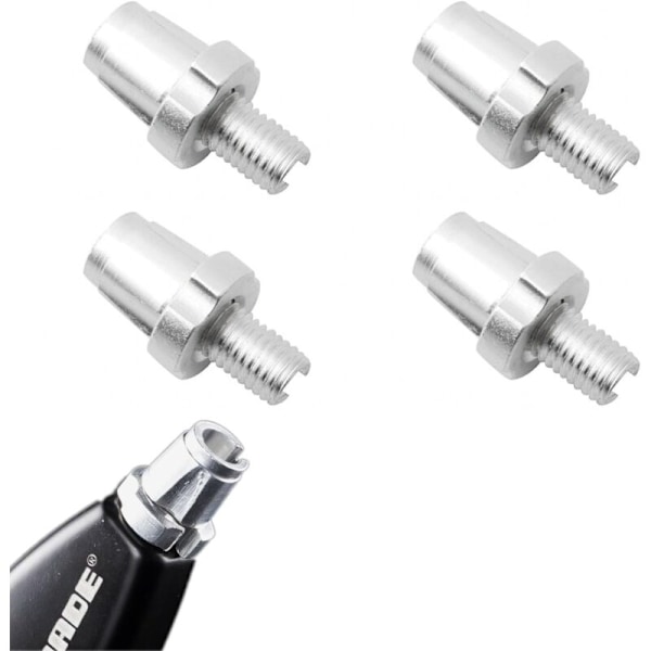 4X Silver M7 Cykelbroms Vajer Justeringsmutter 7mm Cykelbromshandtag Justeringsskruv för Landsväg Mountain MTB Cykel, Cykelbromshandtag Ad