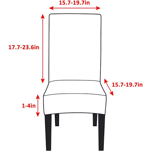 Set med 4 Utdragbara stolsöverdrag Stolsöverdrag Matsal Modern Tvättbart Överdrag Stolsöverdrag För Matsal Restaurang Hotell Bukett, Beige lea
