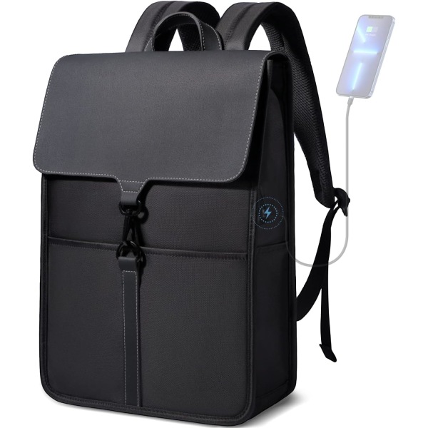 KNIGHT Laptop-rygsæk 15,6 tommer vandtæt stilfuld rygsæk til mænd