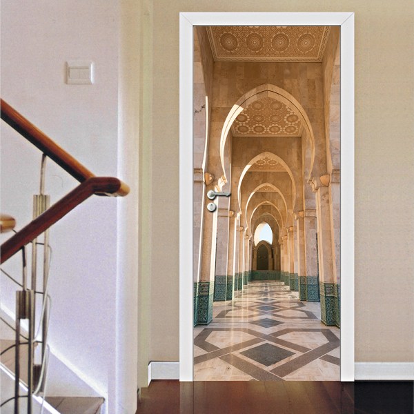 The Corridor of the Mosque 95x215cm 3D-dørklistremerke Vinkjeller P