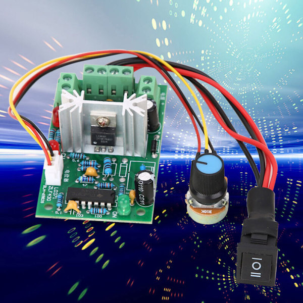 Hastighetsregulator med justerbar CC Step CC 5-30 V DC 6 A/150 W PWM med inversionsbrytare
