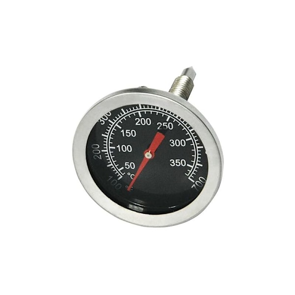 Termometer til rygning af trækulgrill, 50 mm termometer med pizzaovn i rustfrit stål, reservedele til BBQ