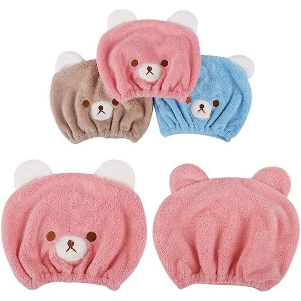 Hurtigttørrende håndklæde sød bjørn til børn