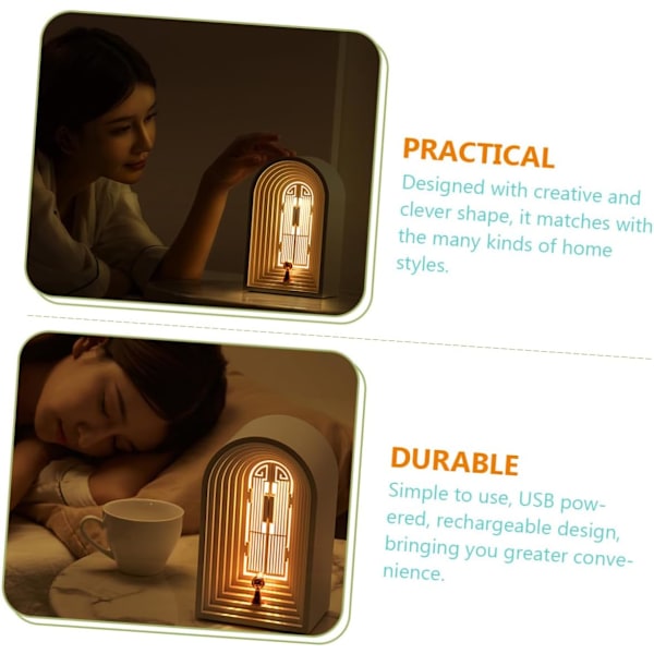 Sengelampe natlys kunst sengelampe natlys soveværelse bordlampe sengelampe natlys skrivebordslampe børns atmosfærelys børneværelse