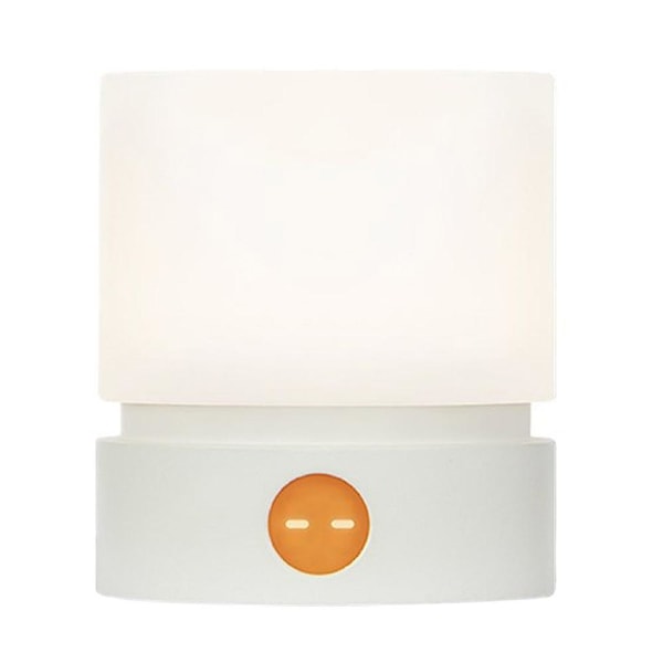 Nattlys - Kreativ enkel sylindrisk nattlys USB-lading timing dimming soverom seng LED øyebeskyttelse pustende atmosfære bordlampe