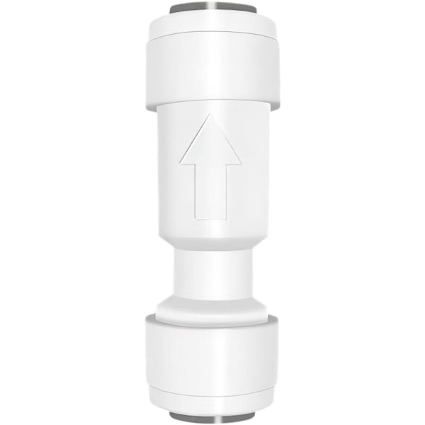 1 st vattenfilteranslutning, 1/4 \"Push Fit backventil, Push-Fit raka kopplingar, backventil, för omvänd osmos vattenfilter