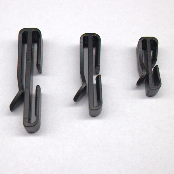 10 Molle Bælte Clips Taktisk Bælte Rygsæk Camping Sort 48mm